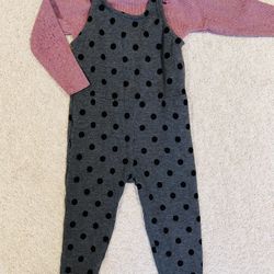 Two Pieces Zara Kids Outfit Size 3-4T