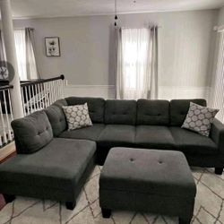 Sectional Ottoman storage couch