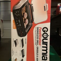 Gourmia smokeless grill & air fryer