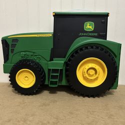 John Deere Toy Tractor Shaped Storage Carrying Case For Farm Vehicles ERTL
