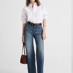 Madewell The Perfect Vintage Wide-Leg Jeans 