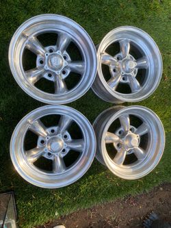 American Racing Polished Aluminum Wheels Set of 4