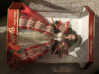 Barbie Happy Holidays Doll - Special Edition 10th Aniversary Hallmark 5th in Series (1997)