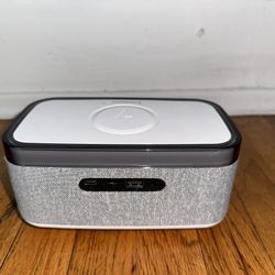 Chargeworx Wireless Alarm Clock Charging Dock Speaker