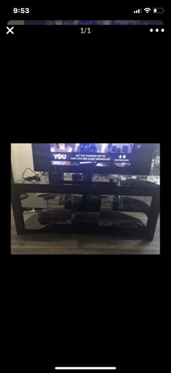 Tv stand is 20 inches, Depp 20 inch , long 50 inch