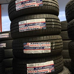 215/55/17 América Tires Nueva Con 50.000 Milas De E