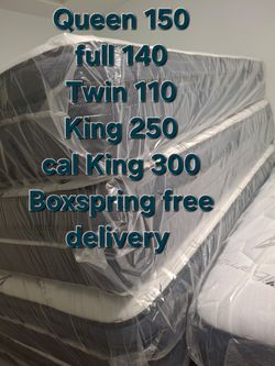 Mattress Pillow Top New