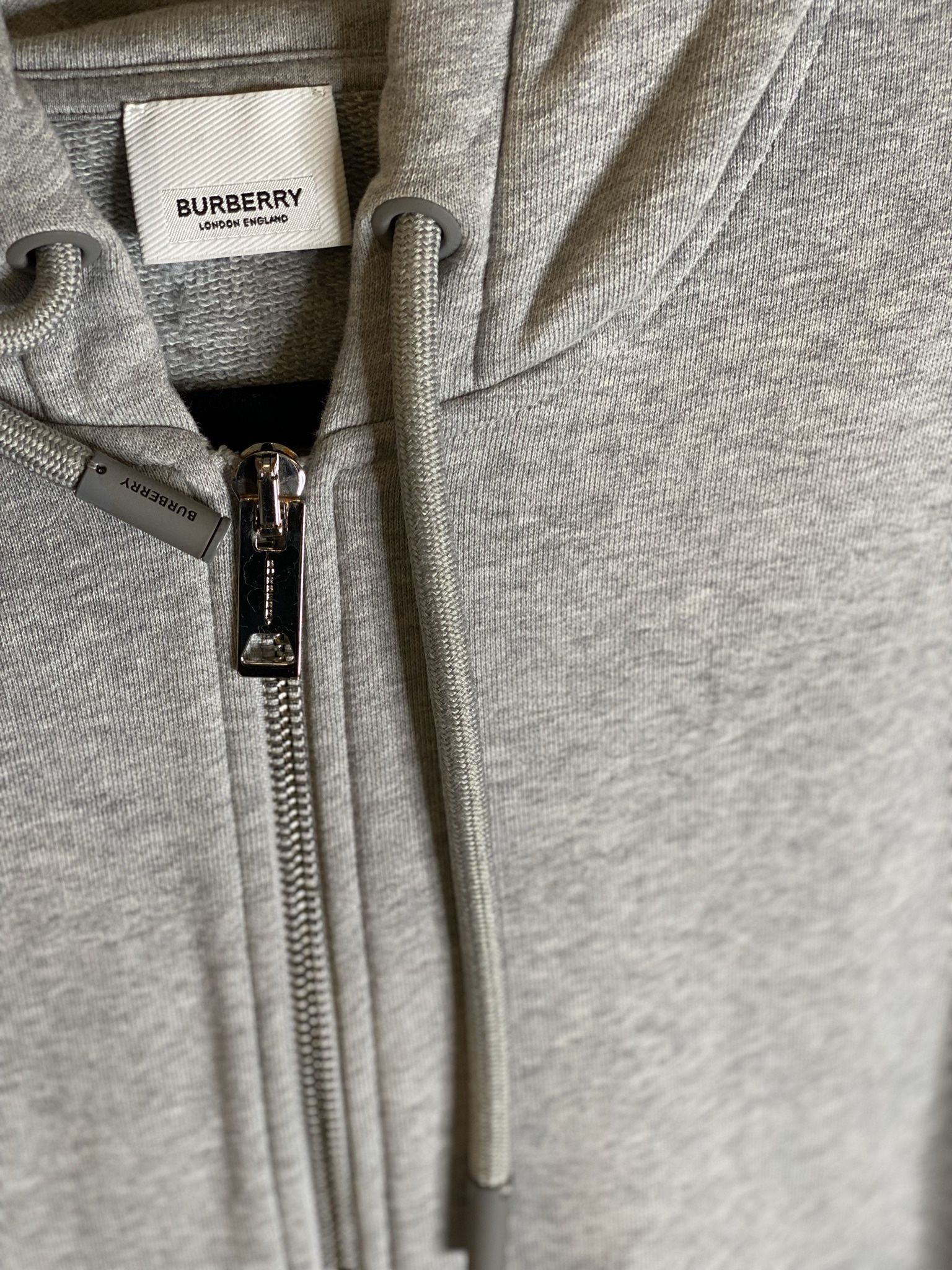 Authentic Burberry Check Panel Hoodie