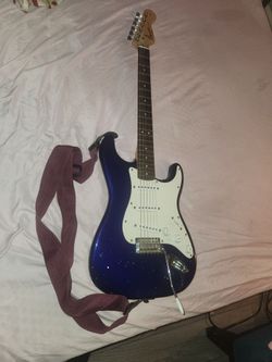 Fender Squier Stratocaster - Crafted in Indonesia (2008) Metallic Cobalt Blue
