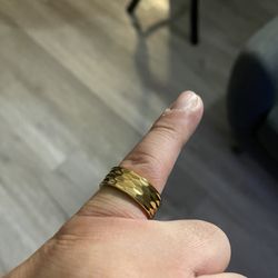 Gold Plate Ring Pinky 