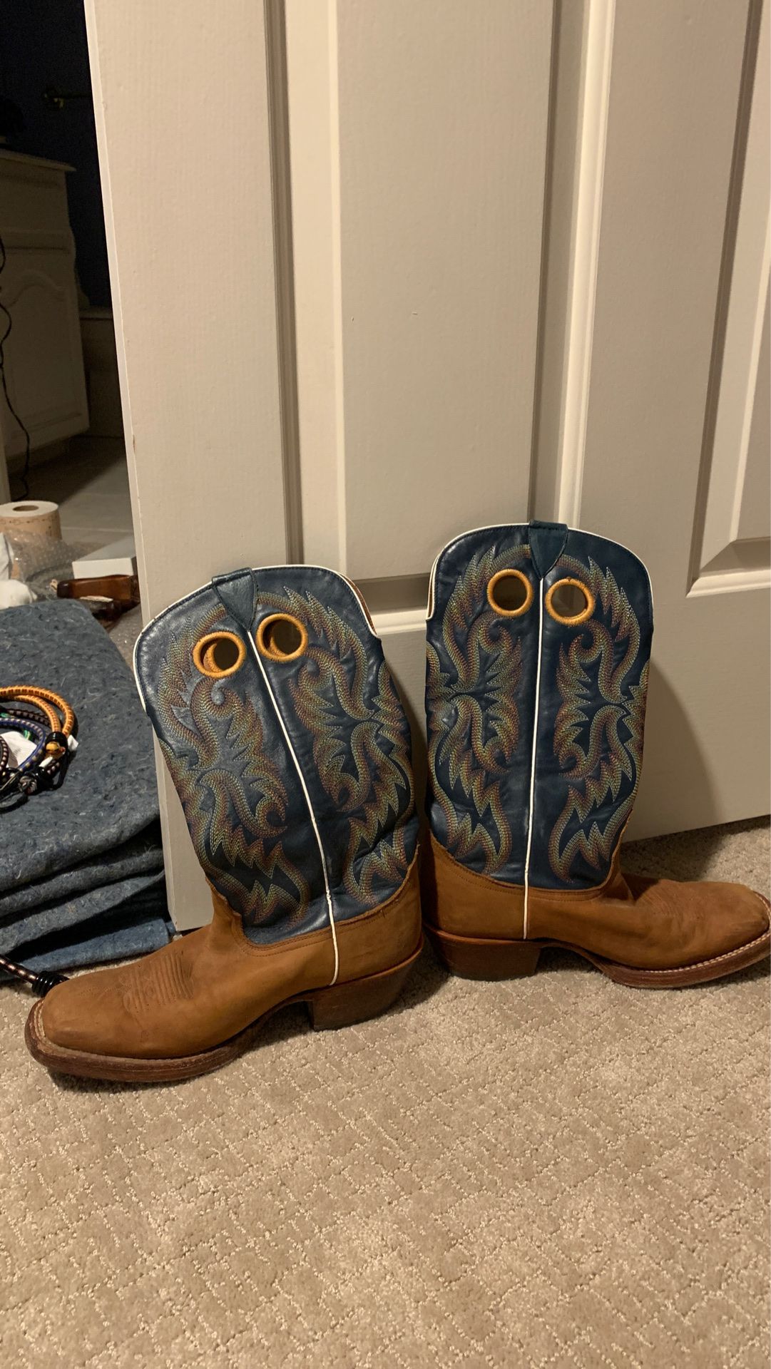 Nocona square toe cowboy boots