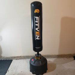 FITVEN Freestanding Punching Bag 70''-205lbs with Boxing Gloves Heavy Boxing Bag with Suction Cup Base

