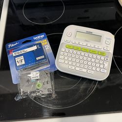 Brother P-touch Label Maker + New Tape