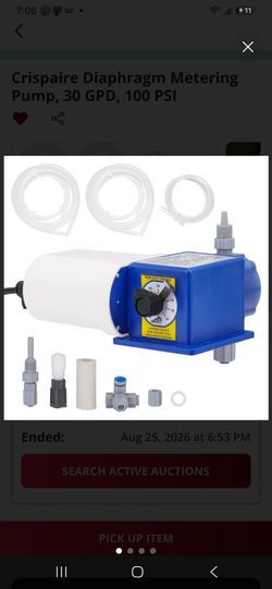 AILIPU Diaphragm Metering Pump 30 GPD 100 PSI WLX(contact info removed)3