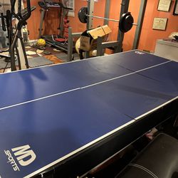 Air Hockey And Ping Pong Table 2 In 1