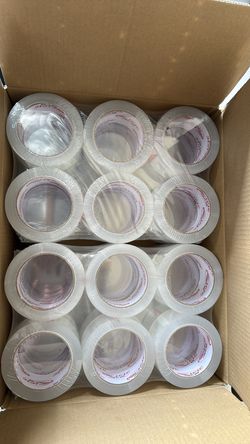 2” x 36 rolls clear shipping packing tape