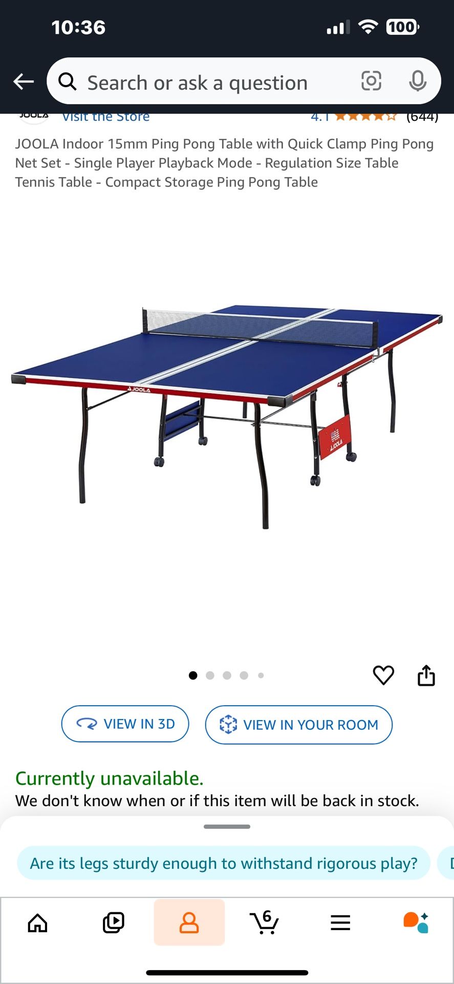 Ping Pong Table