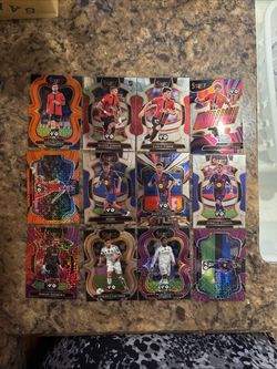 Panini Select Soccer Trading Cards Lot of 12