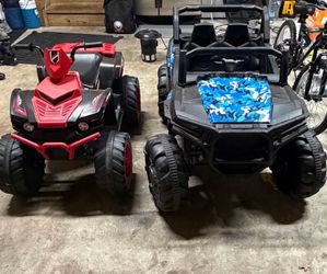 one atv 12 v and one 12 v truck