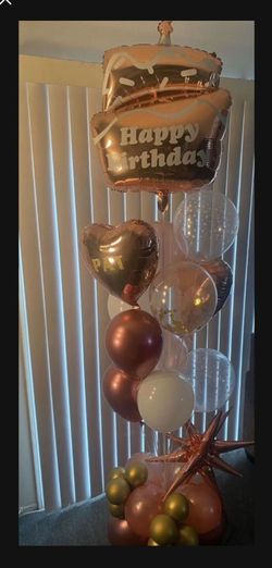 BIRTHDAY FLOOR BALLOON BOUQUET 