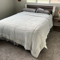 Queen Size Bed, Frame, and Box Spring