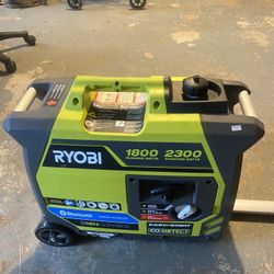 Generator Ryobi 1,800 Running Watts, Starting Watts 2,300. Almost Brand New 