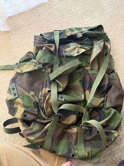 Military ALICE Style Rucksack – Woodland Camo – Vintage