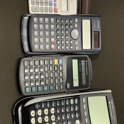 Ti 84 Plus Silver Edition And 3 Calculators  All For $50