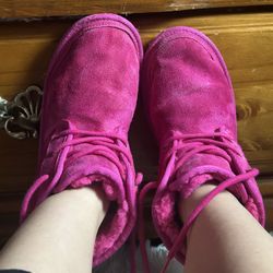 UGG Neumel Boot Taffy Pink Size 6