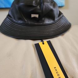 Authentic Rhude Leather Lambskin Bucket