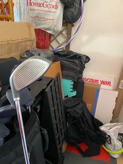 Ping Zing. Red dot , putters , drivers and bag