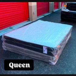NEW Mattress Queen Size Regular With Box Spring // Offer  🚚