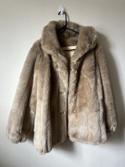Vintage Sears Teddy Fur Coat