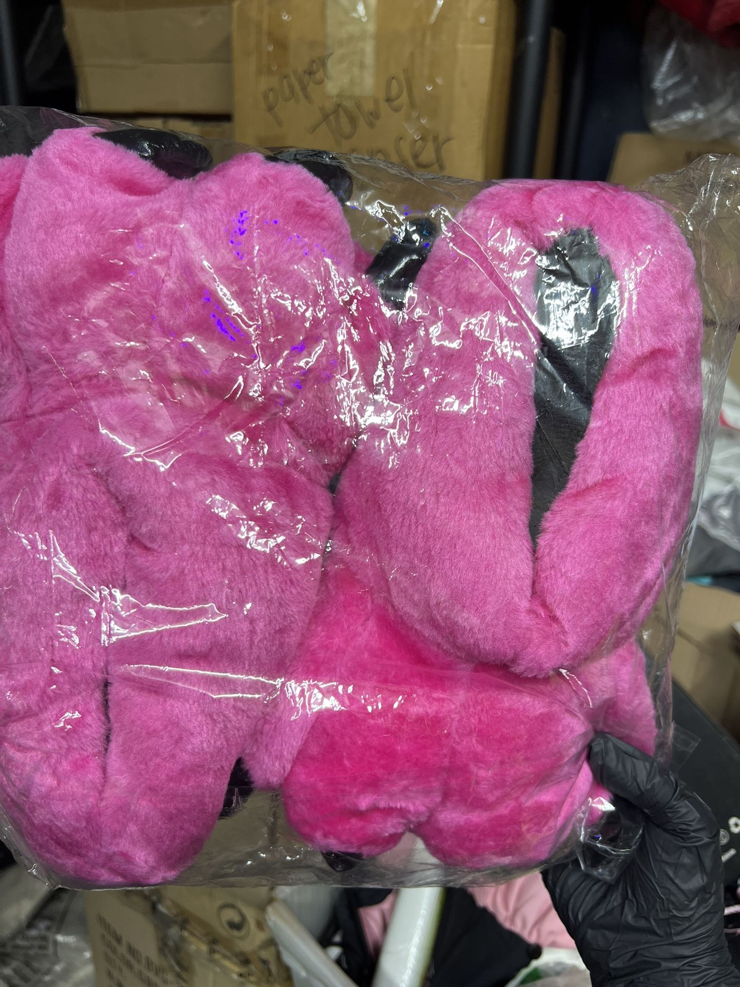 Brand new fuzzy Monster Slippers