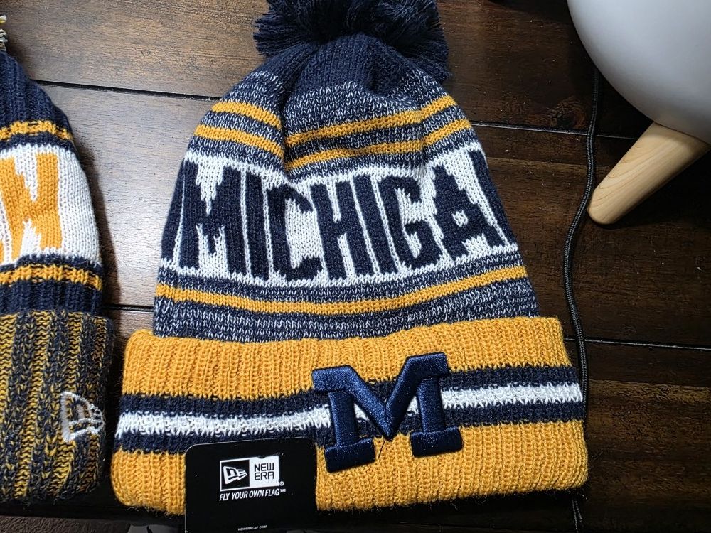 MICHIGAN NEW ERA HATS.....NEW WITH TAGS