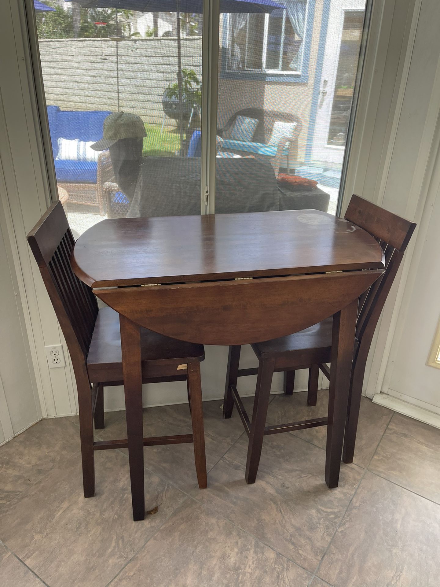 Bar Height Breakfast Table