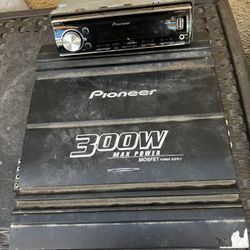 Pioneer Amps & Bt/CD deck