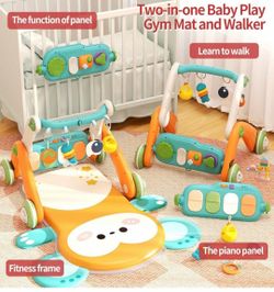 Brand new 2 in 1 baby gym with walker