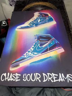 canvas of sneakers