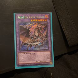 Red Eyes Slash Dragon Yugioh ! 1st Edition LDS1-en014
