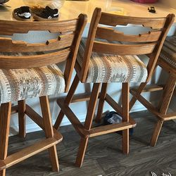 Three Bar Stools 