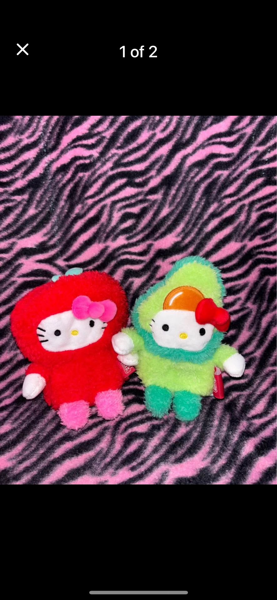 Hello Kitty Fruits Plushies