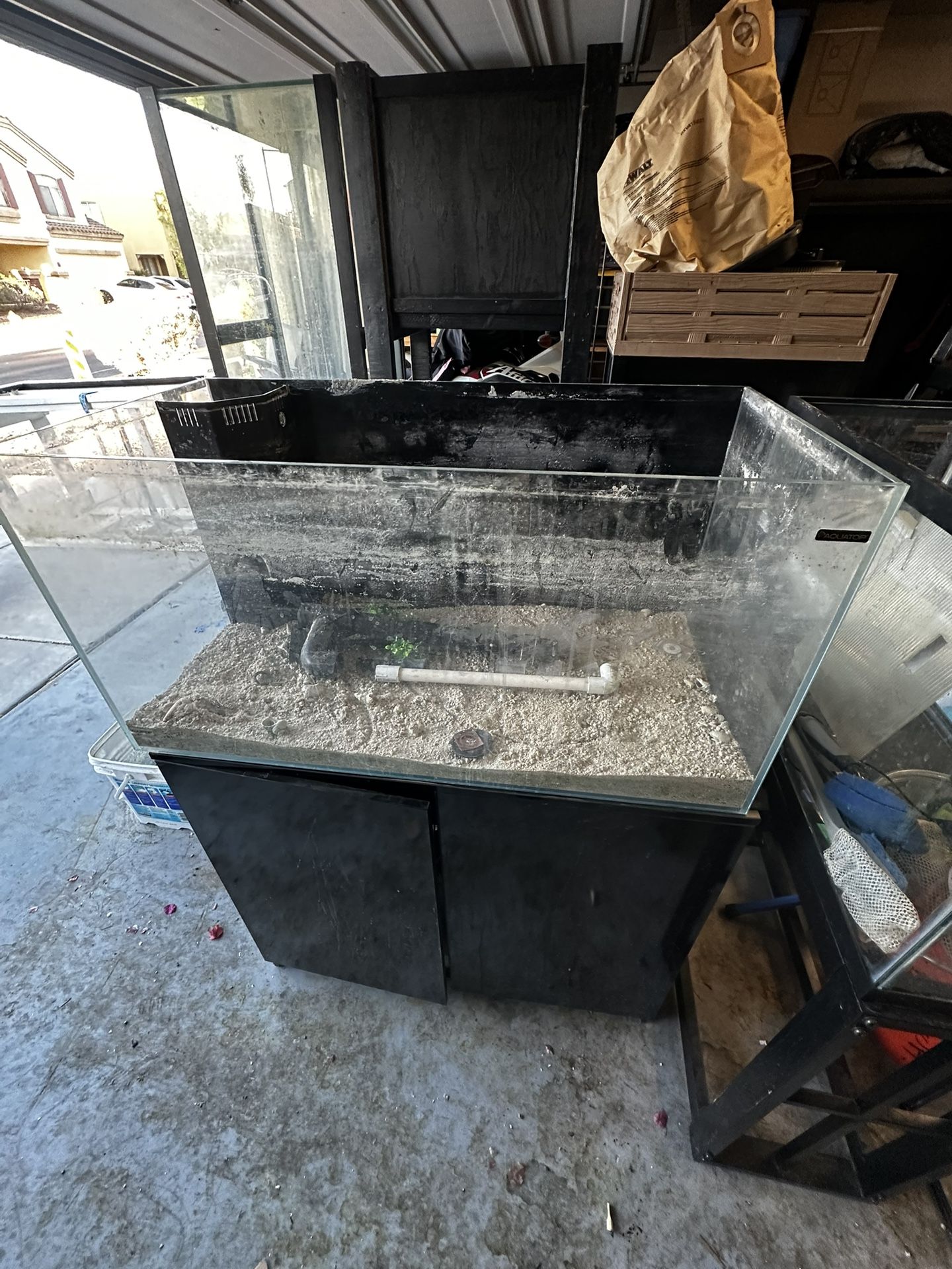 50 Gallon Rimless Fish Tank Aquarium