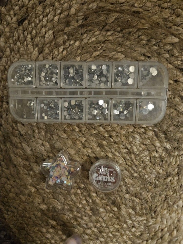 Rhinestone Star Heart Nail Gems Nail Art Nail Jewels