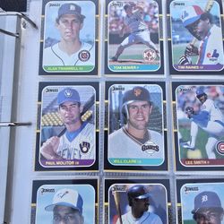Binder #7 Mostly 80's Baseball 