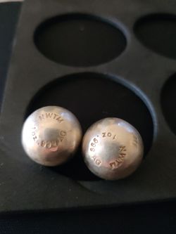 Silver balls.