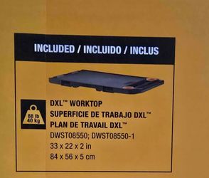DXL DEWALT TOUGHSYSTEM 2.0 WORKTOP