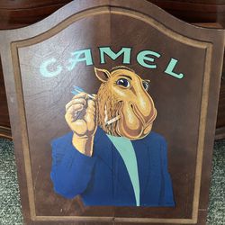 Camel Dartboard Collectible With Darts! New!