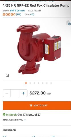 Red Fox circulator pump