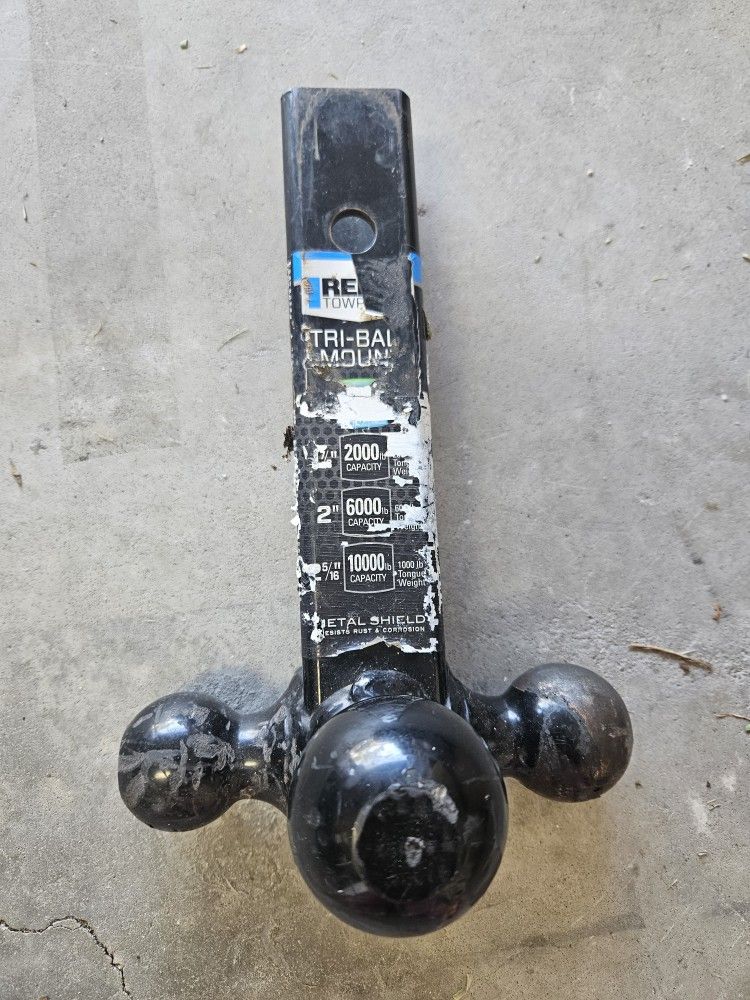 Triple Ball Trailer Hitch